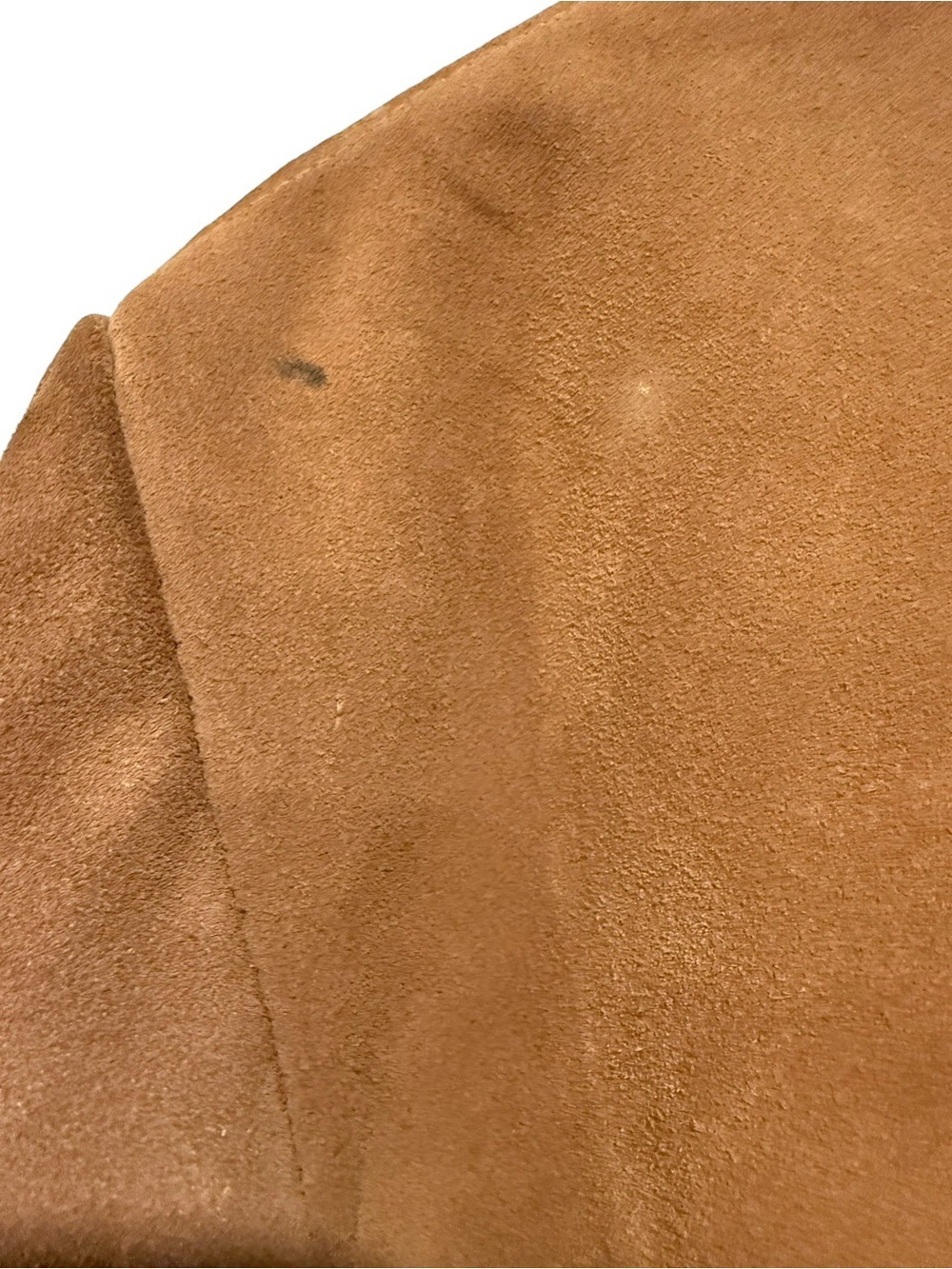 Vintage Pioneer Wear Suede Sherpa Rancher Jacket Brown Western Coat Size 44 - Picture 10 of 16